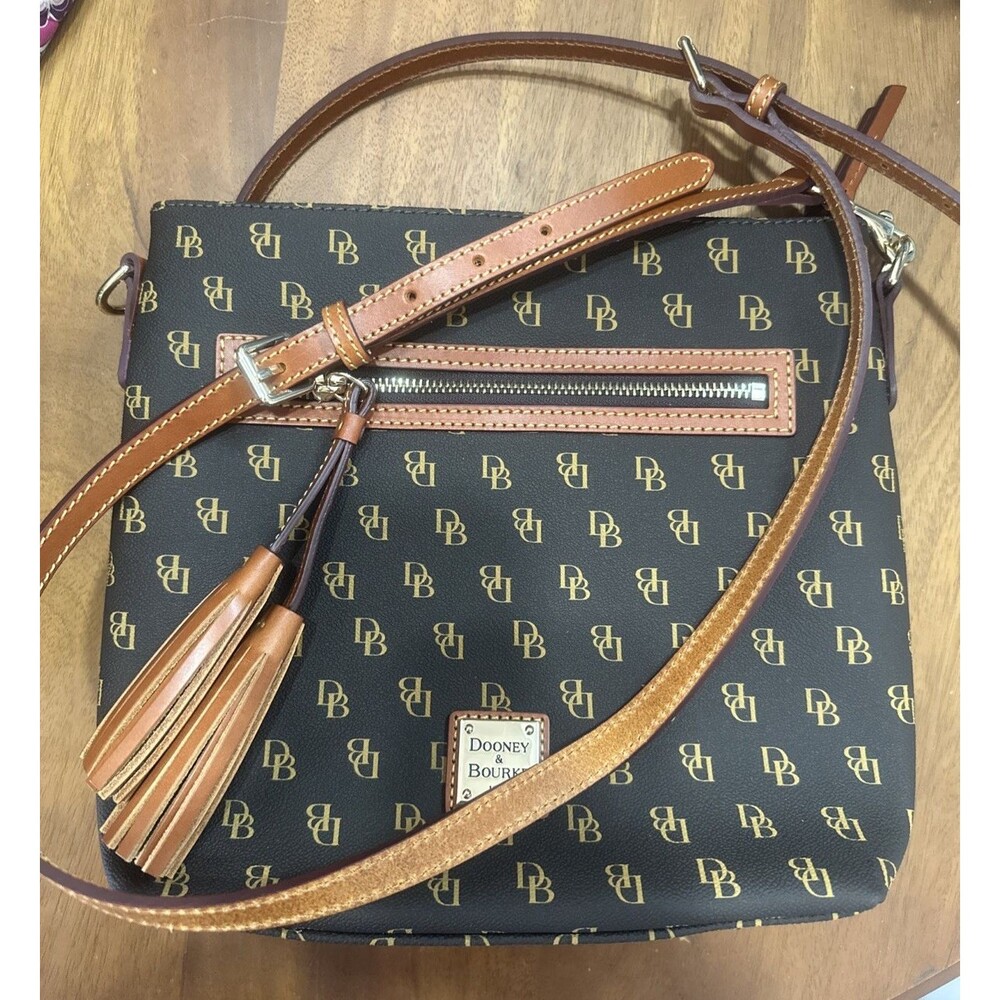 Dooney & Bourke Lani Crossbody Bag Monogram Brown Classic Stylish NWT